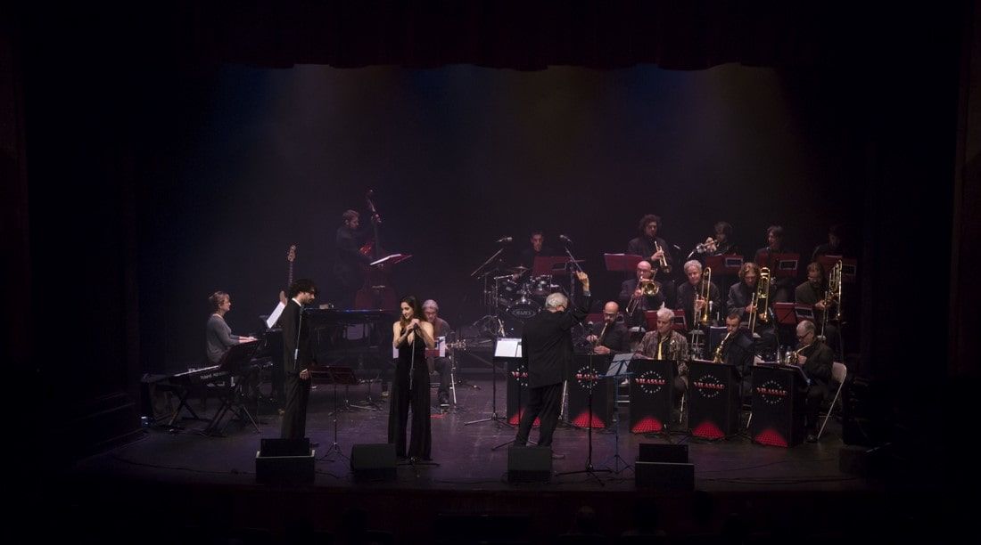 La big Band en directo en Vilassar de Dalt
